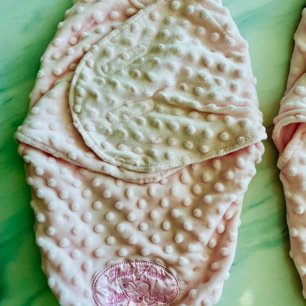 Soft Pink Baby Swaddle Set